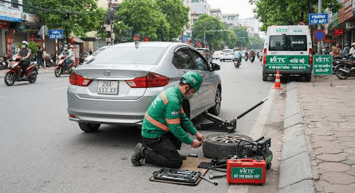 Vá lốp lưu động